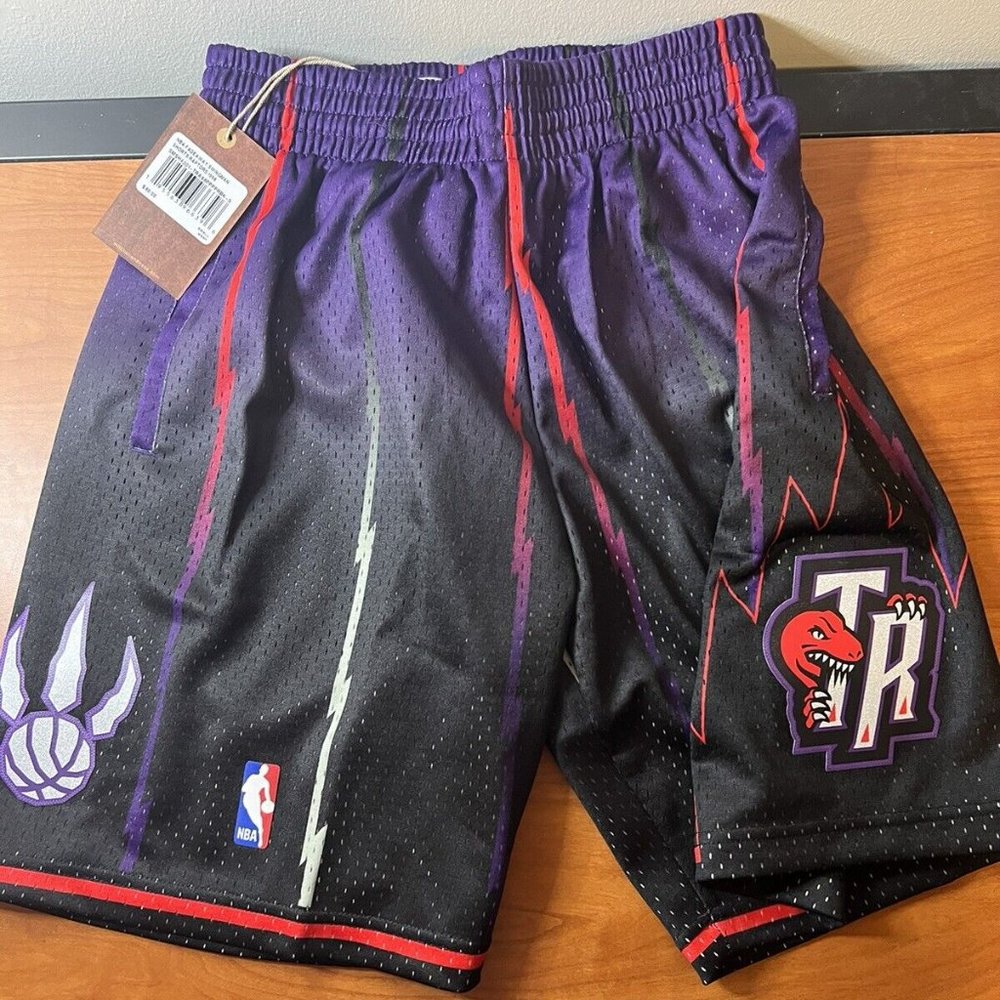 Toronto Raptors Mitchell & Ness Men Fadeaway Swingman Shorts Hardwood Classics